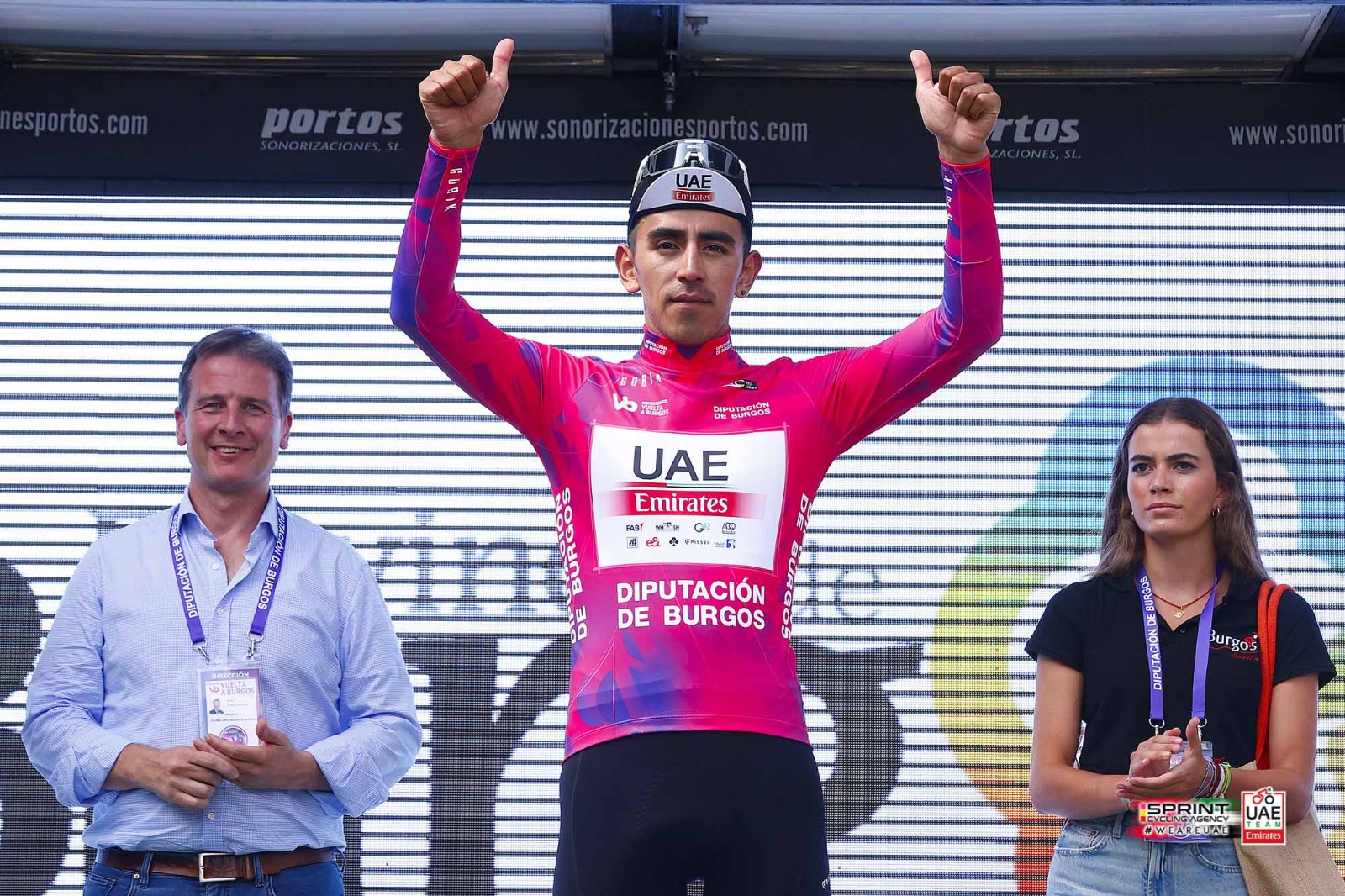 Sensational sprint win for Molano in Burgos UAE team Emirates