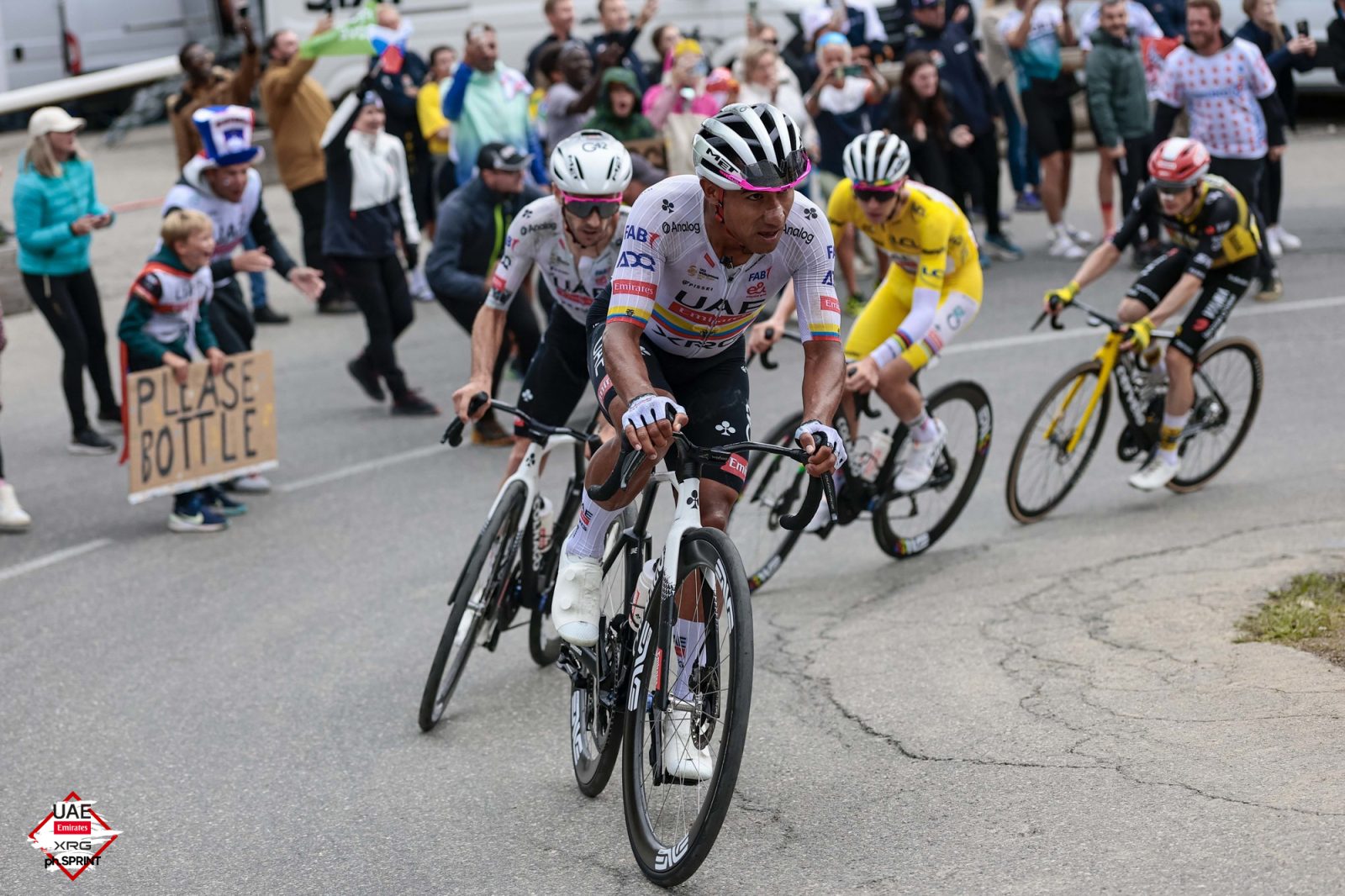 Jhonatan Narváez was instrumental in ensuring UAE Team Emirates-XRG control on the Col de la Loze