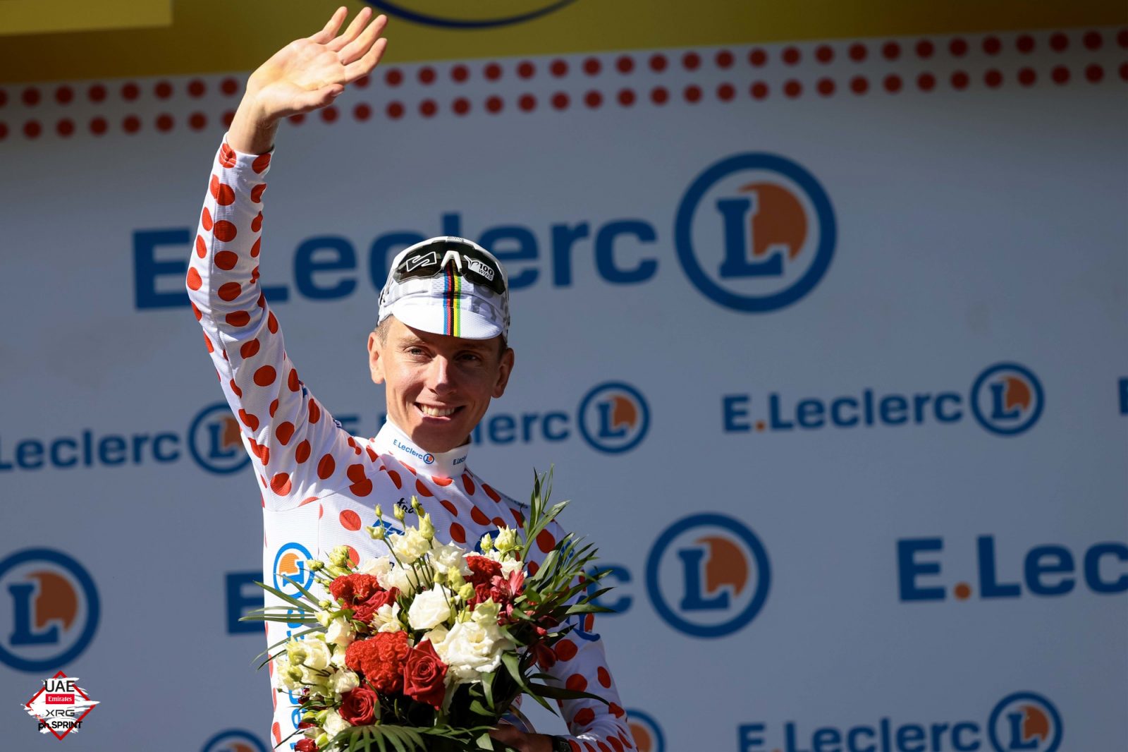 Pogačar reclaimed the KOM jersey after stage 4
