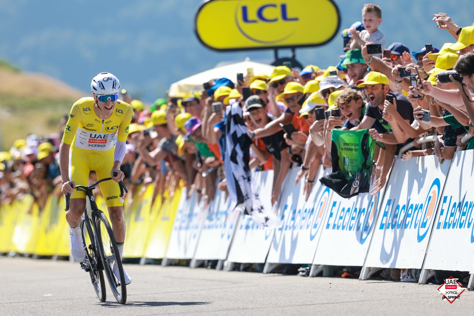 Tadej Pogačar claimed a second win in as many days at the Tour de France