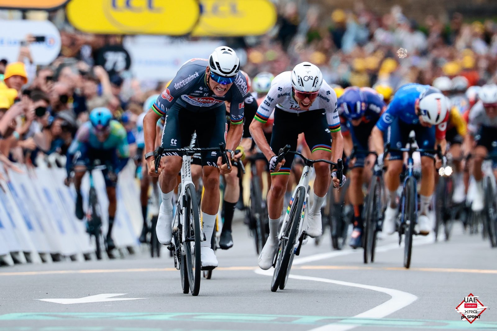 Mathieu van der Poel and Tadej Pogačar renewed their enjoyable rivalry at the Tour