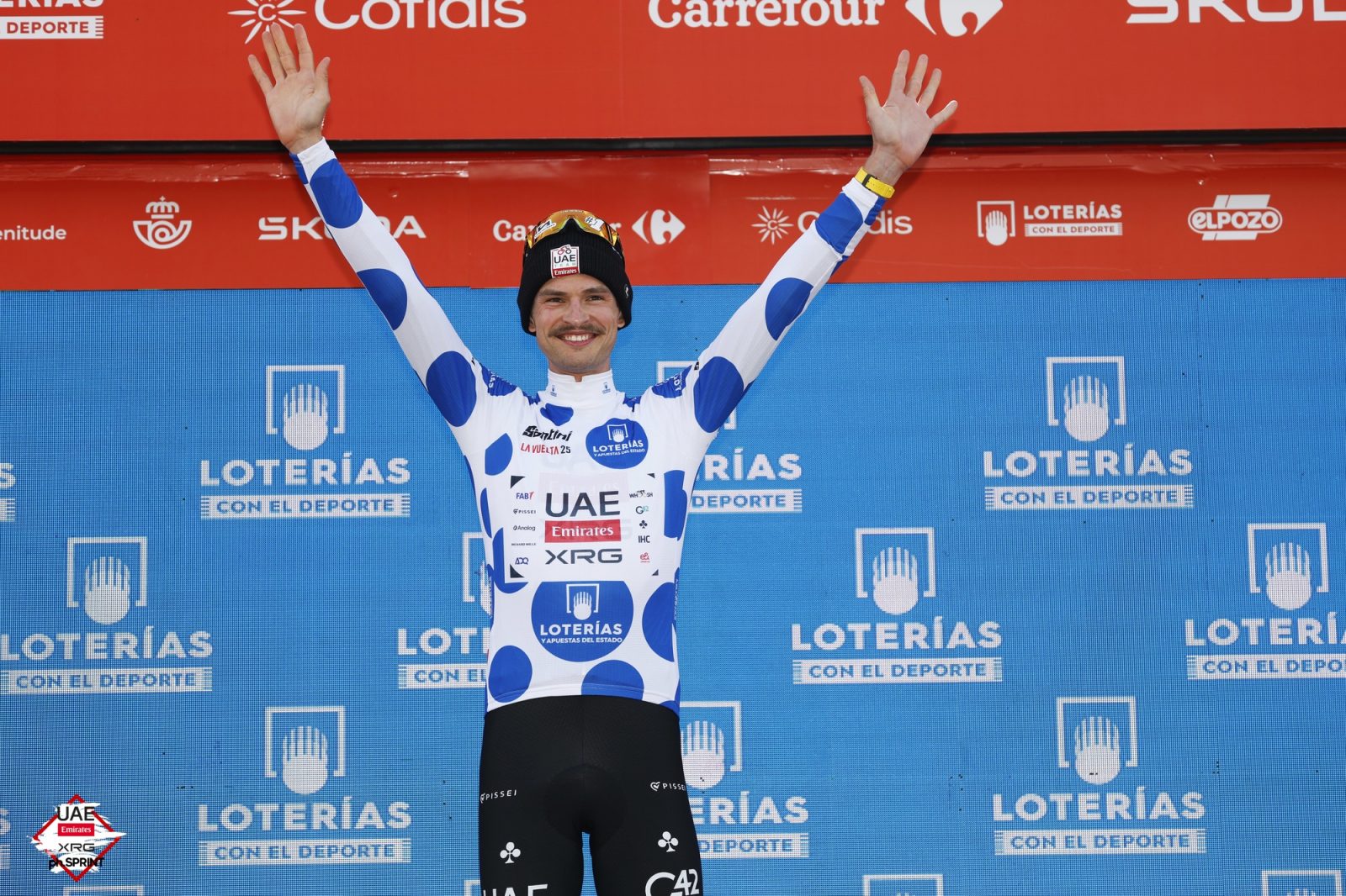 Vine takes the lead of the King of the Mountains Classification