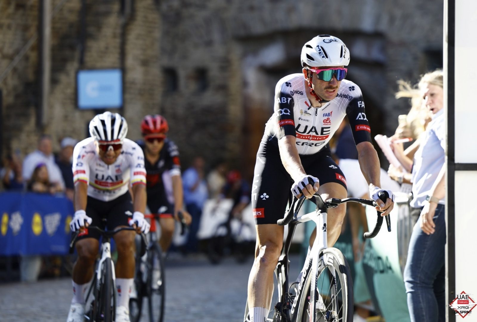 Brandon McNulty and Jhonatan Narváez ended stage 3 in fine fettle