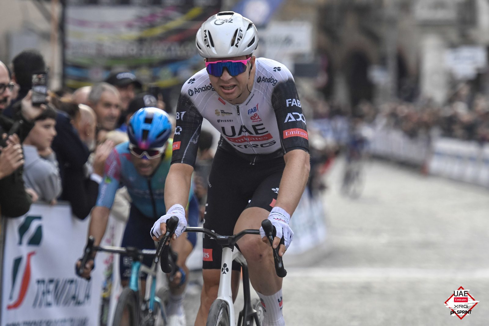 Florian Vermeersch rode to second place at the Veneto Classic with a strong display
