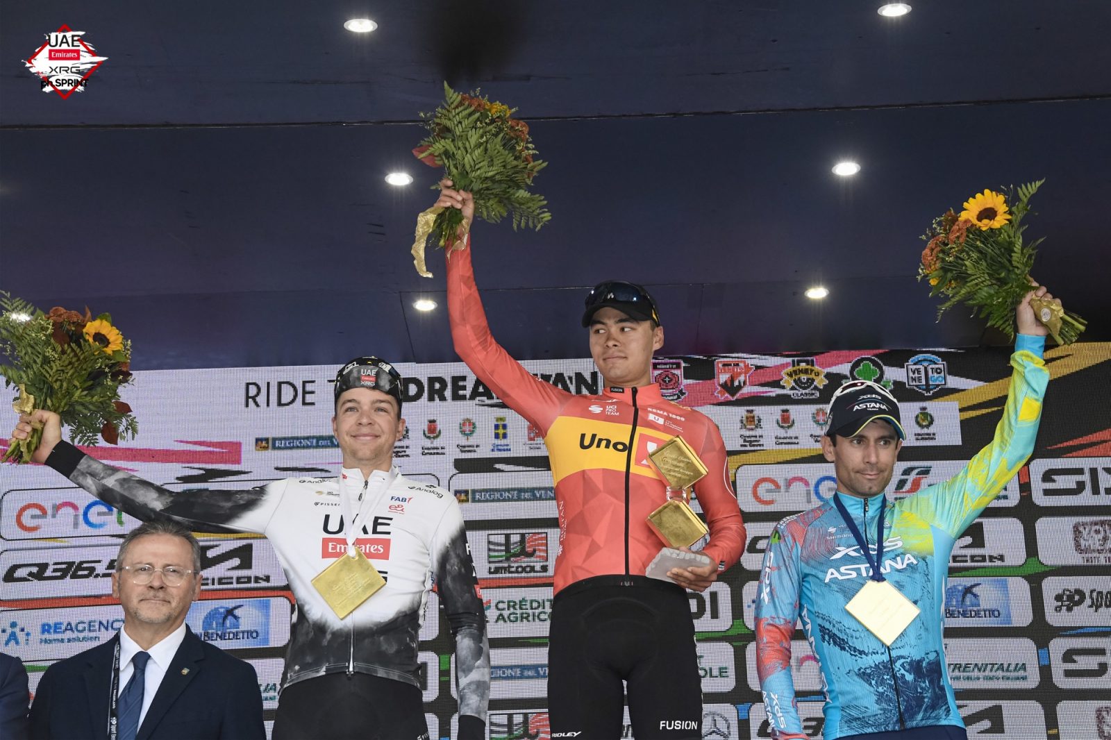 The Veneto Classic podium is the last of an extraordinary season For UAE Team Emirates-XRG