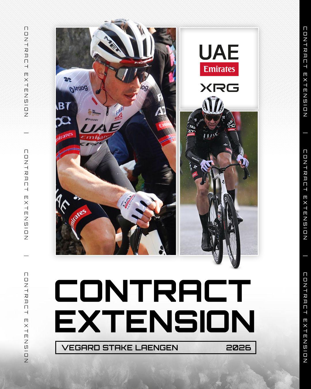 Vegard Stake Laengen has a long and storied history with UAE Team Emirates-XRG