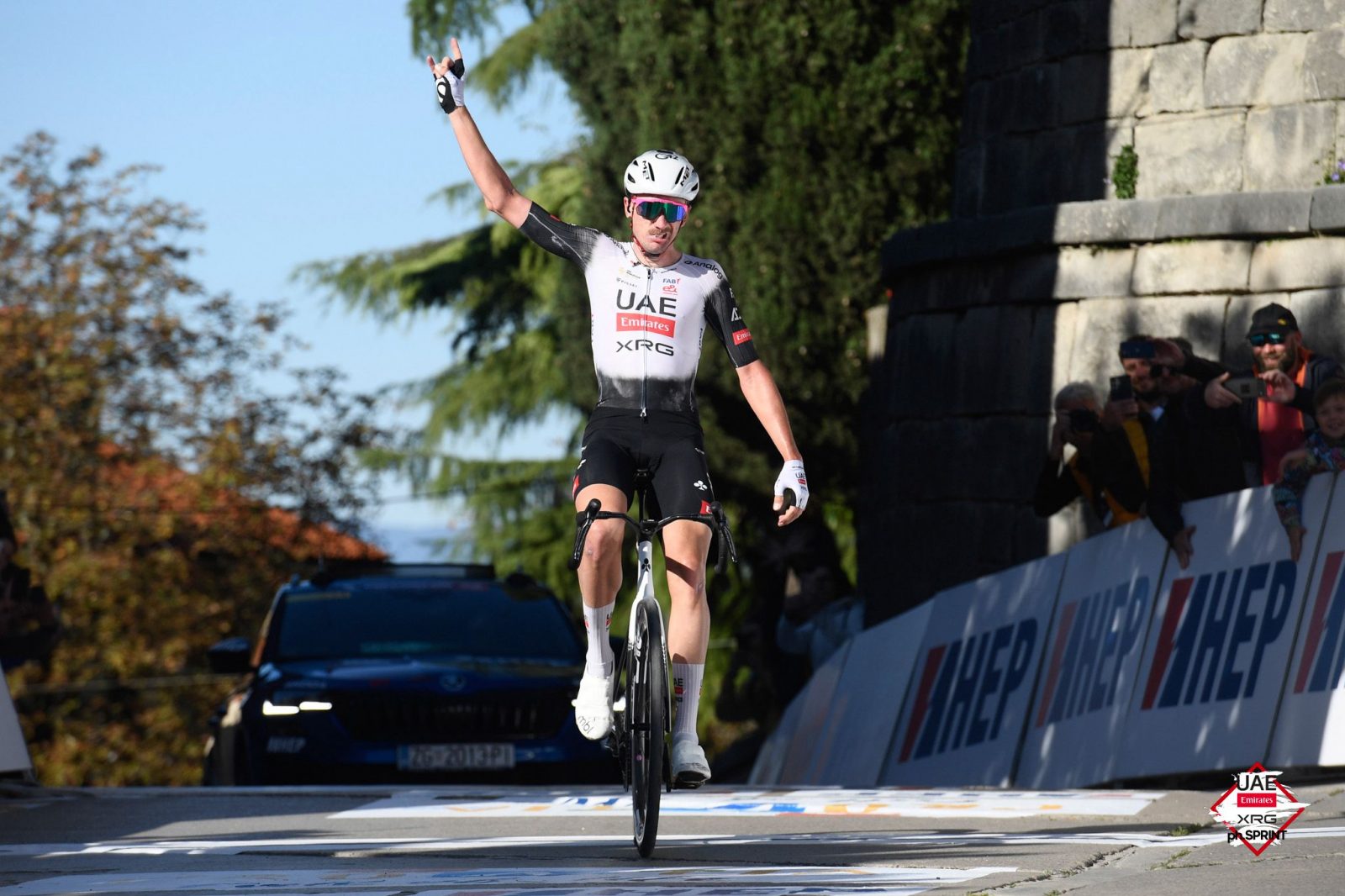 Brandon McNulty won stage 4 of the CRO Race in solo fashion