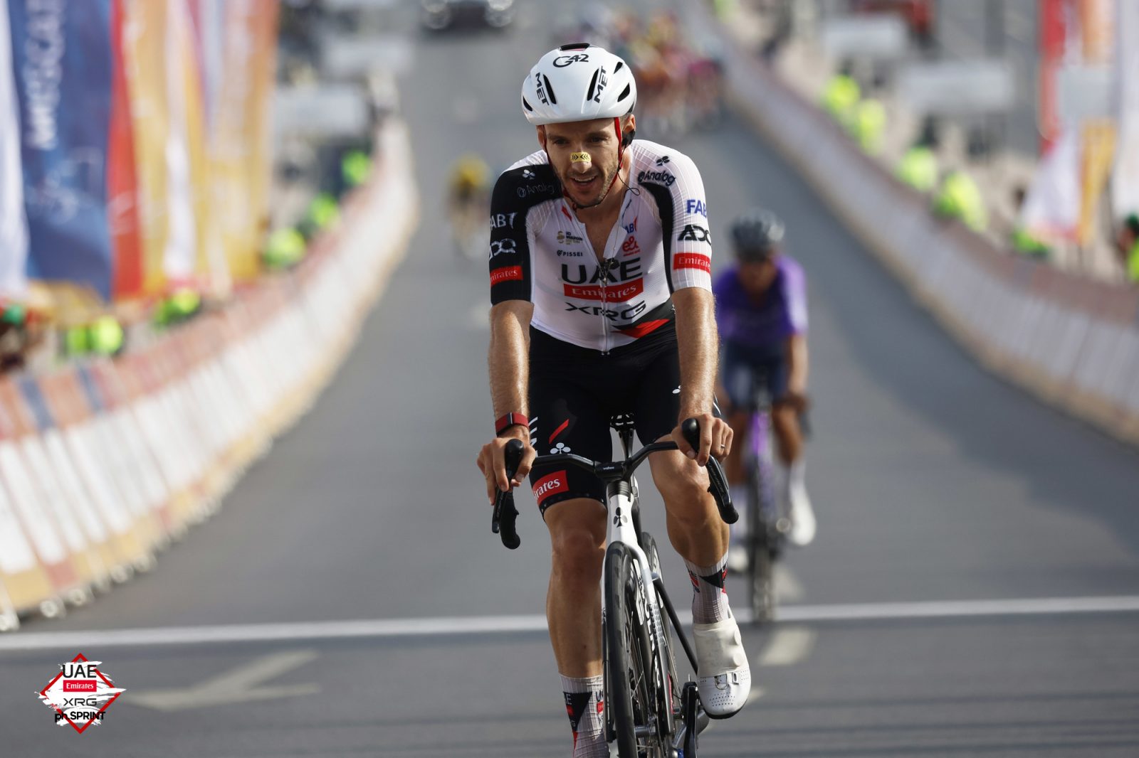 Adam Yates finished the Muscat Classic in second place