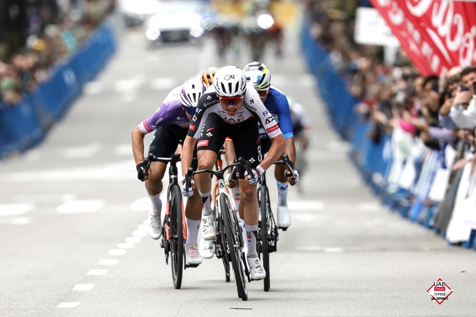 Adrià Pericas rode to second place on the final stage of the Vuelta Asturias
