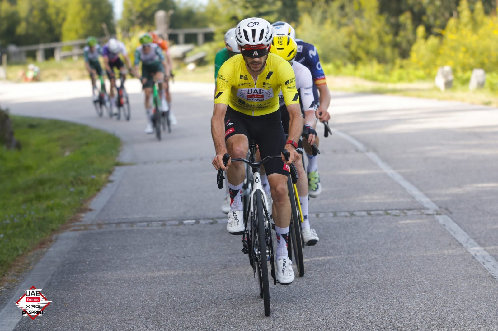 Yates pushed the pace on the final climb of the race