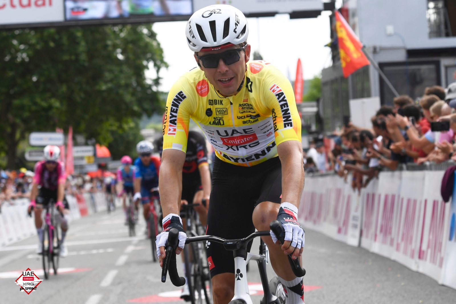Benoît Cosnefroy finished inside the peloton on stage 3 of the Boucles de la Mayenne
