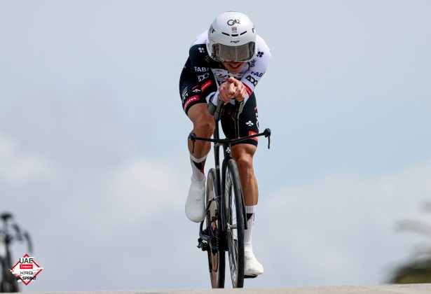 Mikkel Bjerg continues his fine Giro d'Italia with eighth place in the 42km test against the clock on stage 10