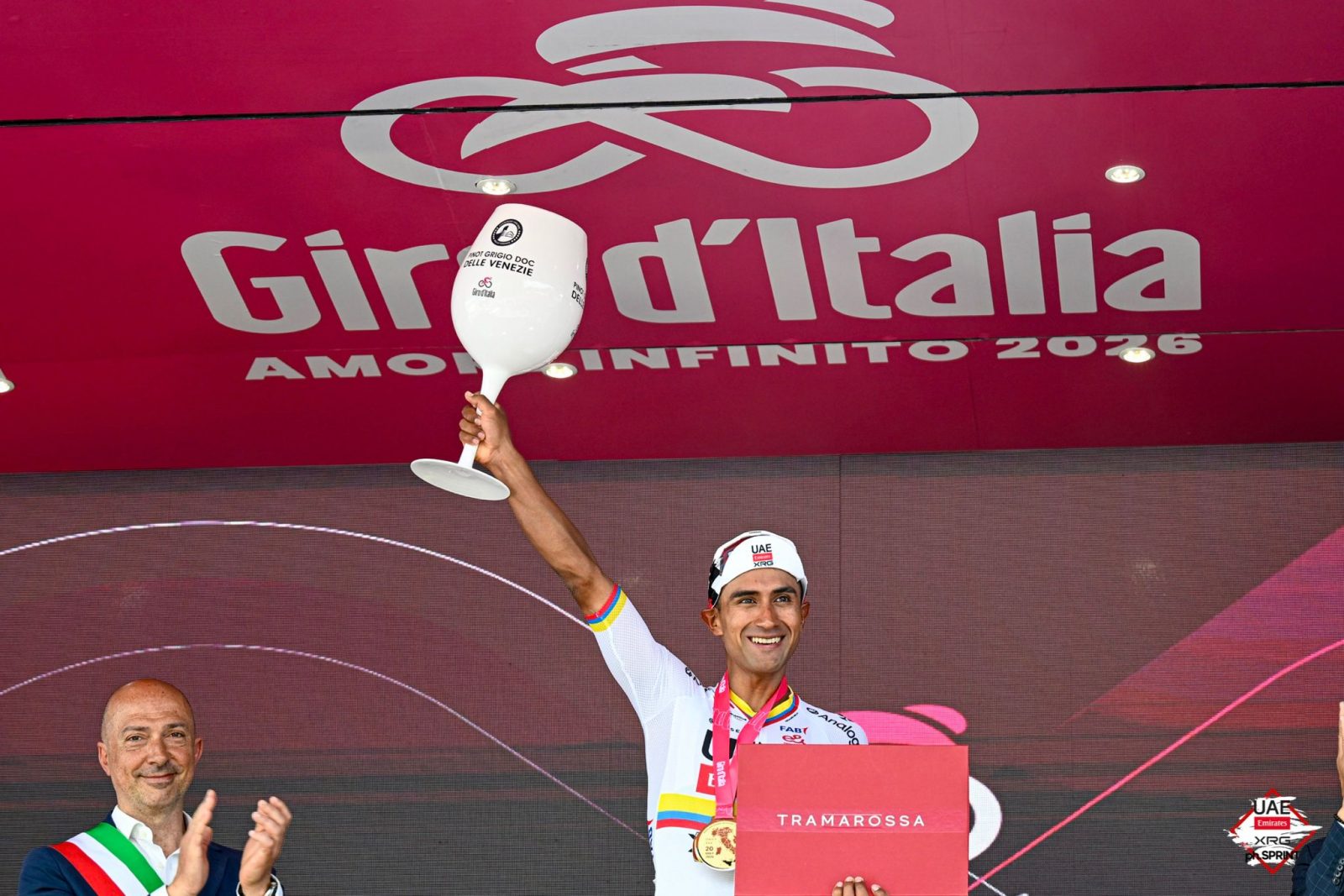 On the podium once more in Italy, Jhonatan Narváez