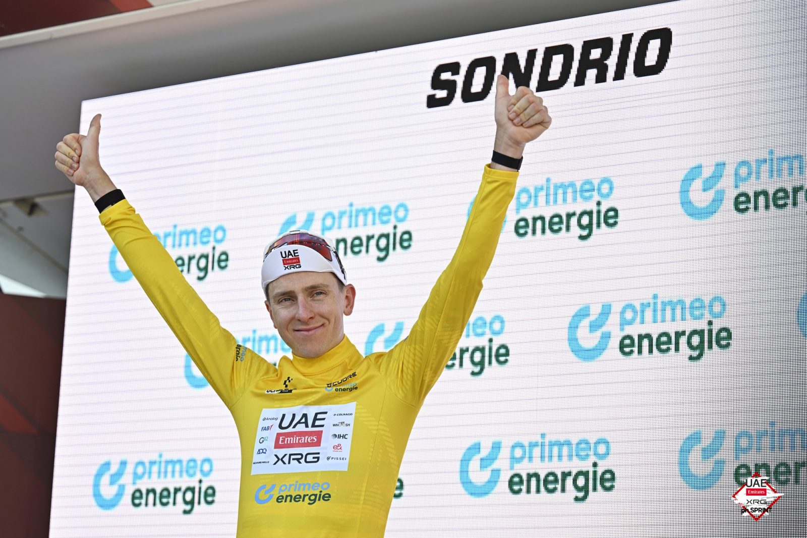 Tadej Pogačar won stage 1 of the Tour de Suisse and took the leader's jersey