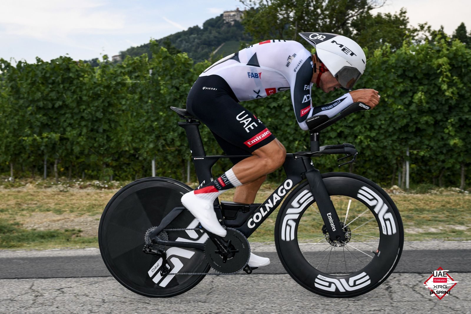 Filippo Baroncini showed an impressive level against the clock