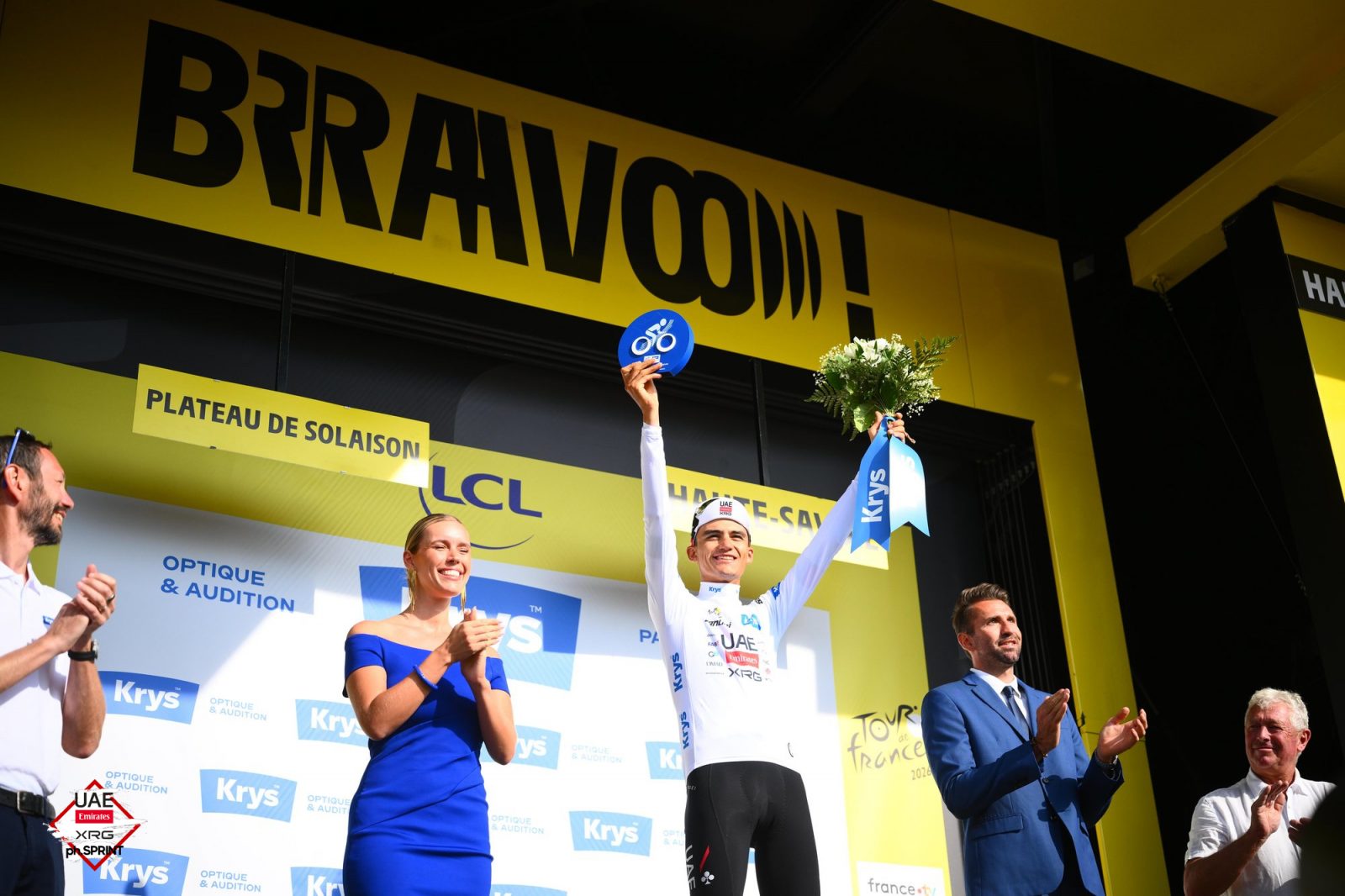 Isaac del Toro shines in the White Jersey at the Tour de France