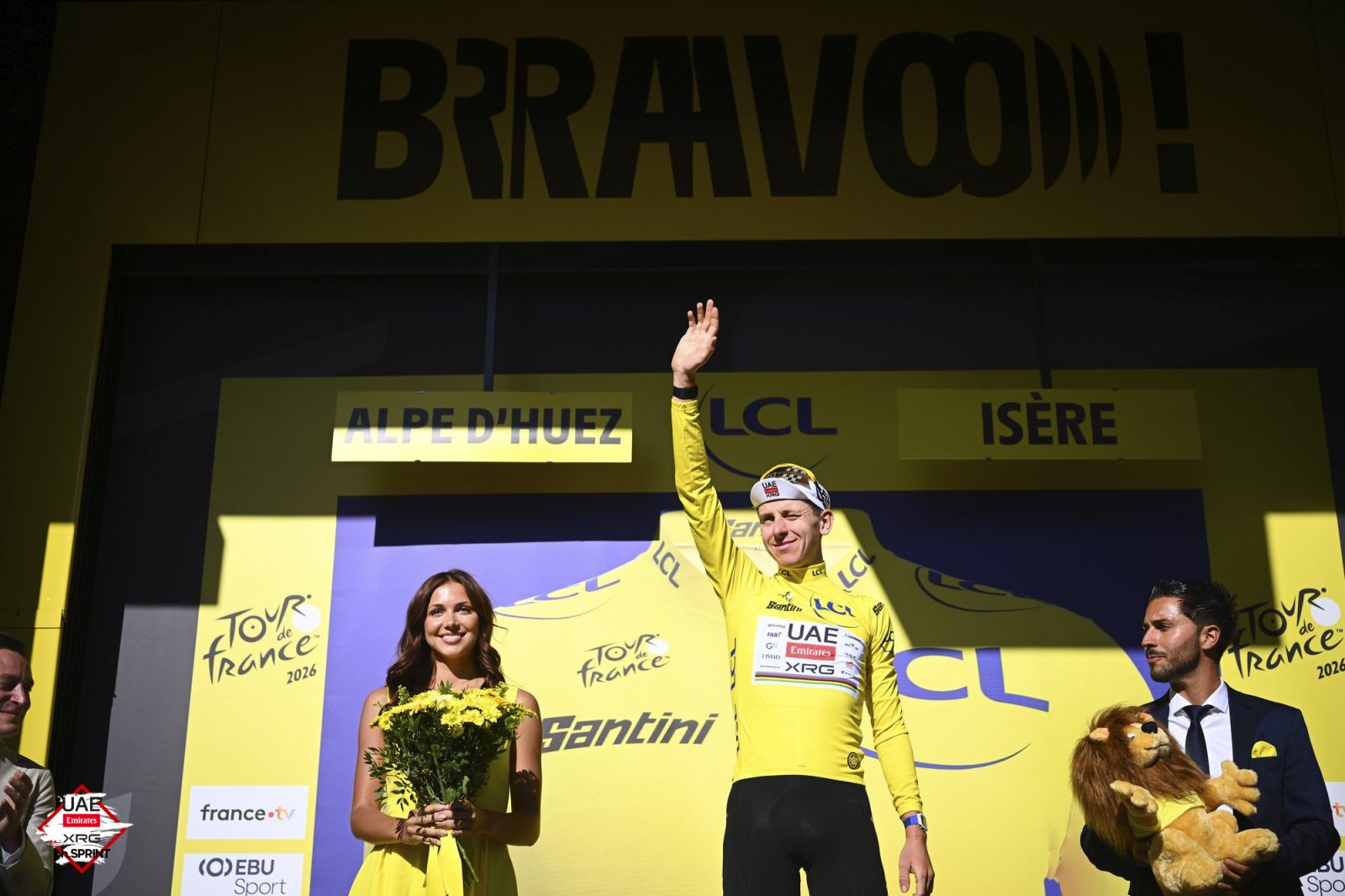 Pogačar holds a commanding lead in the Yellow Jersey after Alpe d'Huez