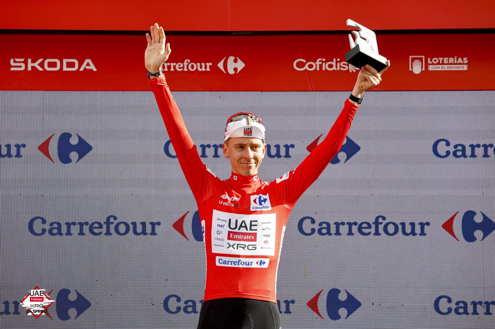Pogačar extends his lead in the Red Jersey at the Vuelta