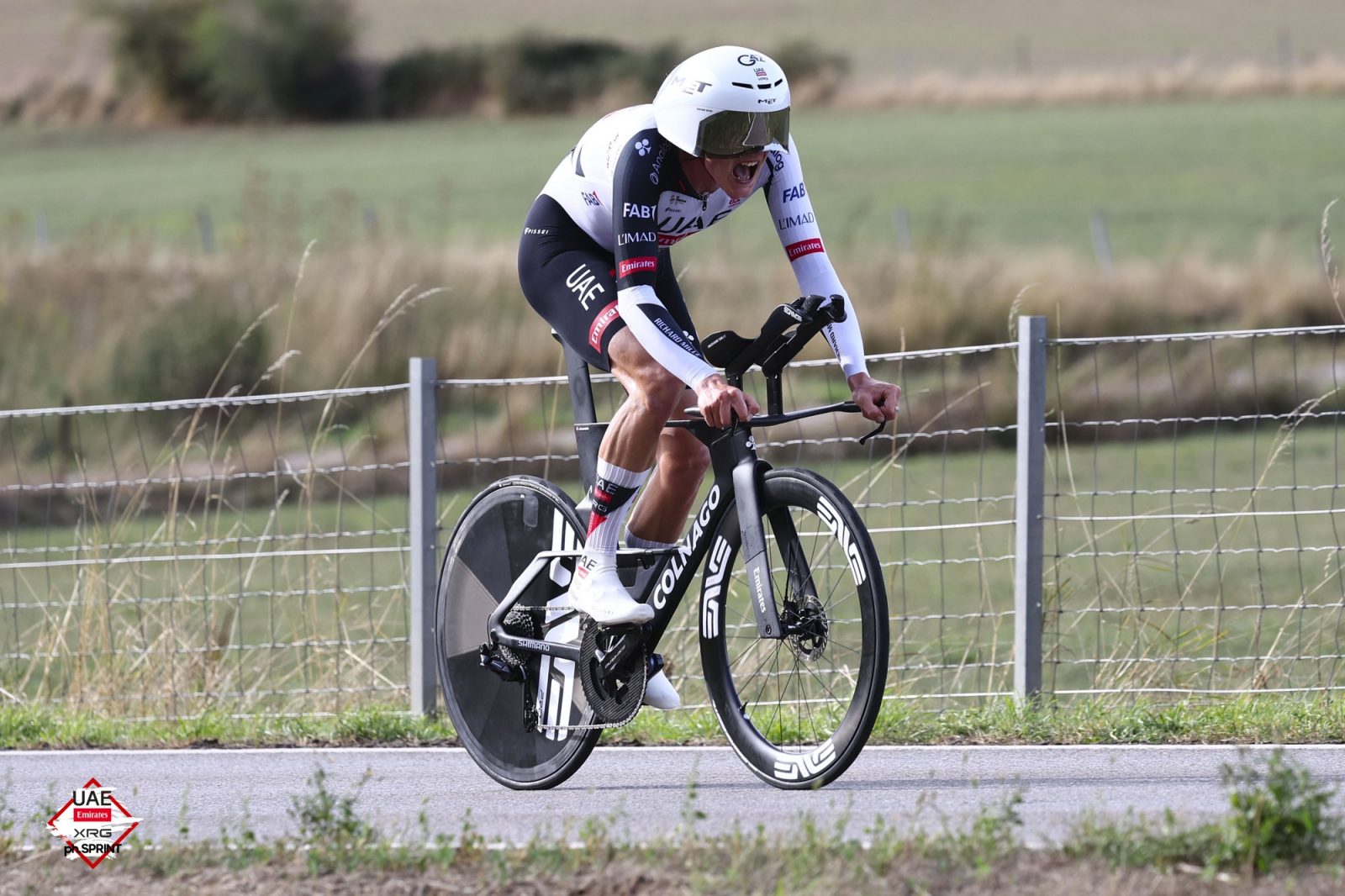 Julius Johansen with another fine ride on his time trial bike