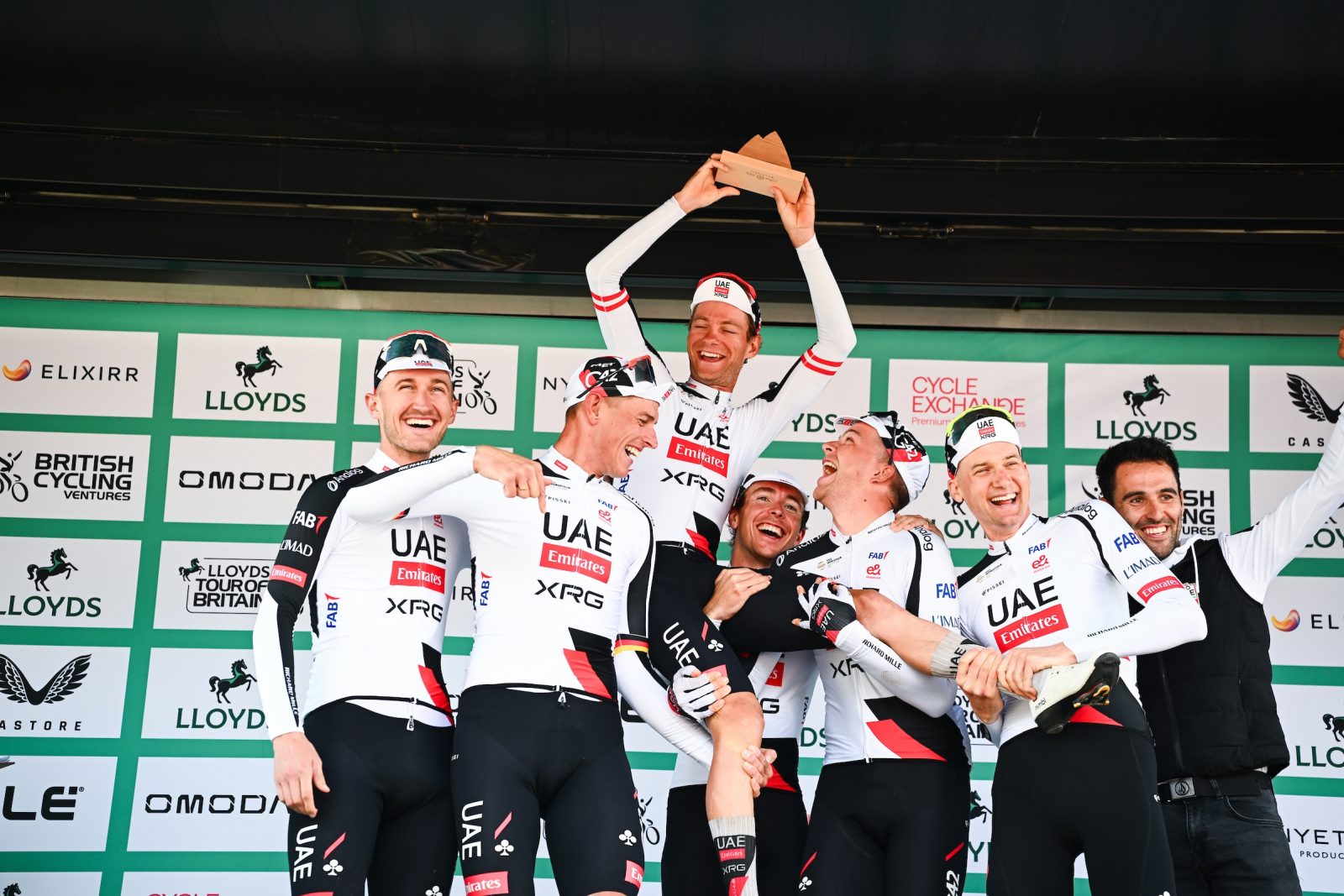 UAE Team Emirates-XRG win the Tour of Britain team classification