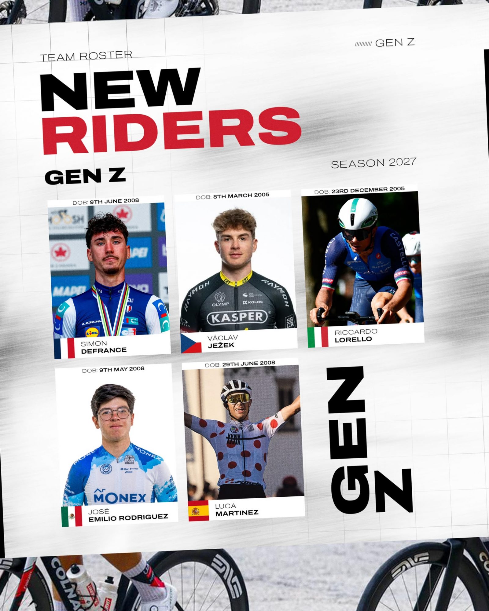 UAE Team Emirates welcomes its new Gen Z intake for 2027